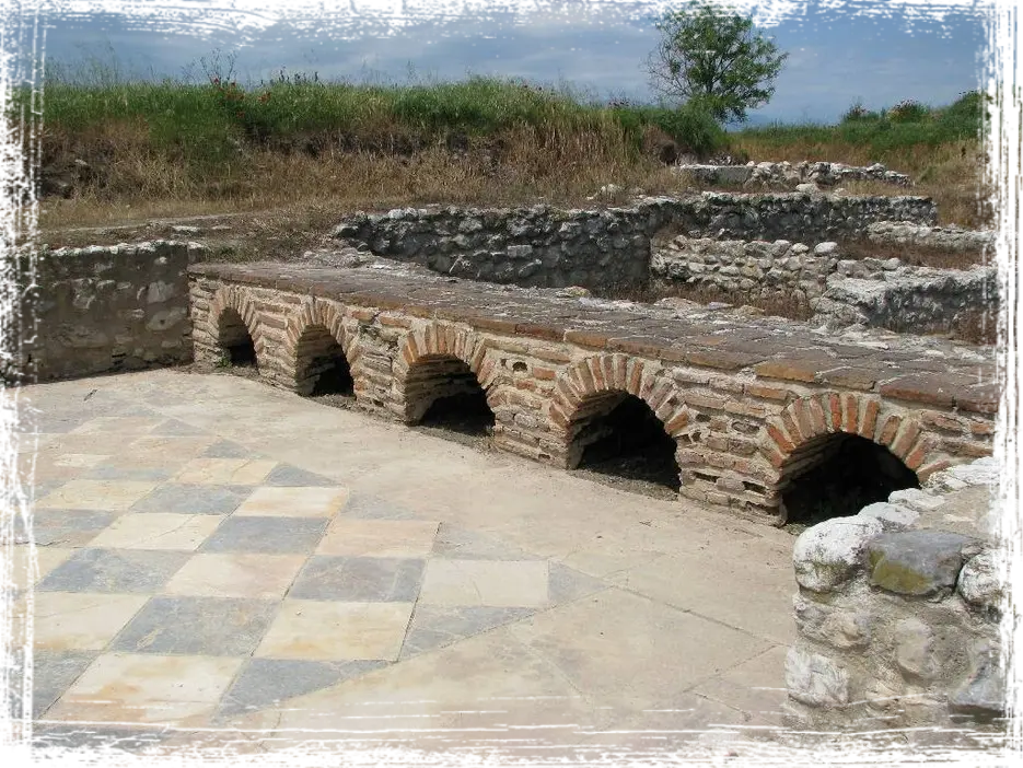 Archaeological site in Dion, Pieria